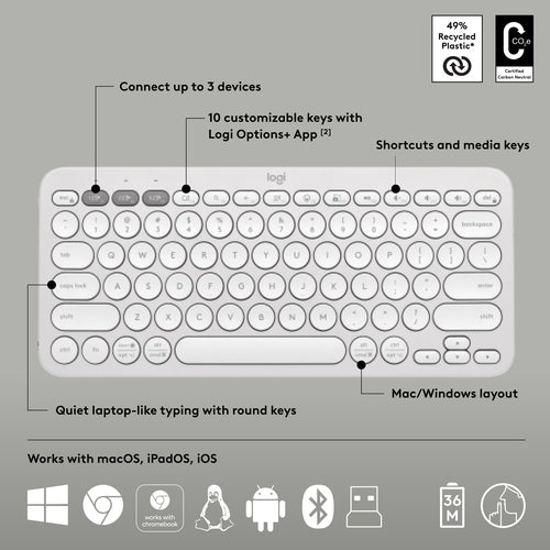 Logitech Pebble 2 Combo keyboard