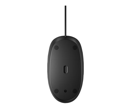 Wired Mouse HP 125 Optical USB Type-A Ambidextrous Black