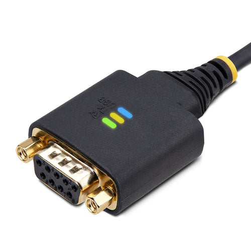 Serial Adapter Cable StarTech.com 6.6ft USB-A to DB9 FTDI Null Modem - 1P6FFCN-USB-SERIAL