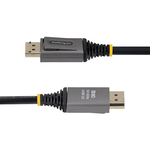 DisplayPort Cable StarTech.com DP21V 2m 10K/8K 60Hz DP80 VESA Certified - DP21V-2M-DP80-CABLE