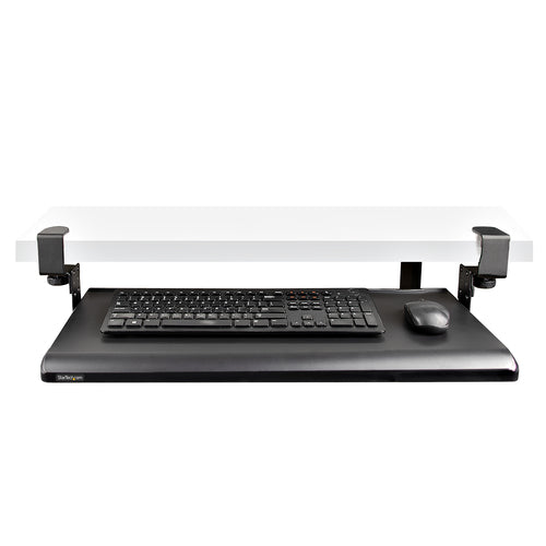 Keyboard Tray StarTech.com Clamp-on Ergonomic Holder Up to 12kg Height Adjustable - KEYBOARD-TRAY-CLAMP1