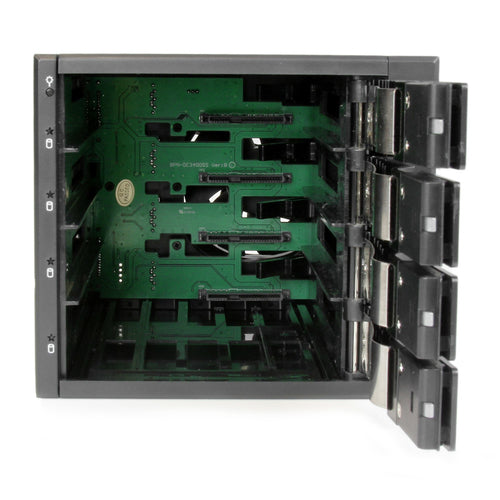 Drive Bay Panel StarTech HSB4SATSASBA 4 Bay Aluminum Trayless Hot Swap 6 Gbps HDD - HSB4SATSASBA
