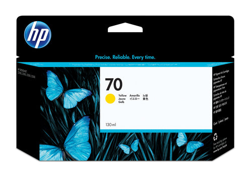 HP 70 130-ml Yellow DesignJet Ink Cartridge print head