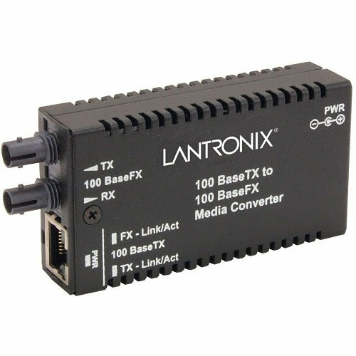 Lantronix M/E-TX-FX-01 network media converter